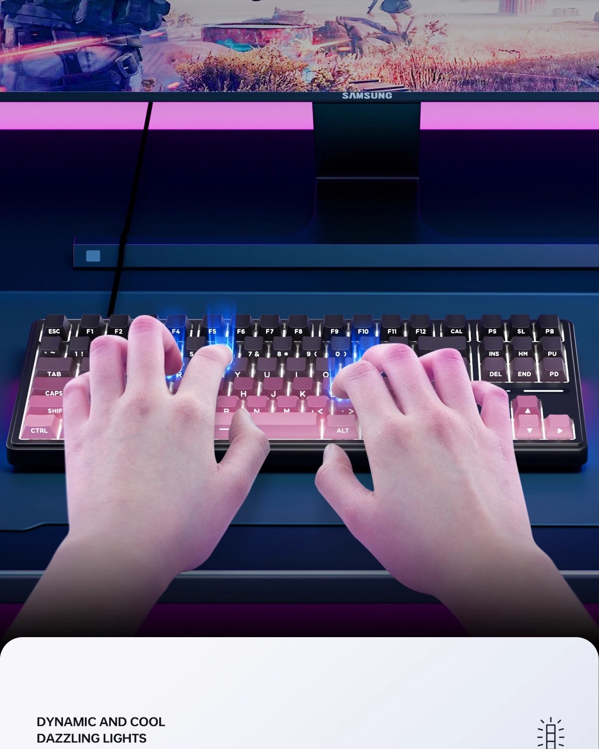 RK R87 PRO Wireless Mechanical Keyboard 75% Hot swappable GASKET Custom ...