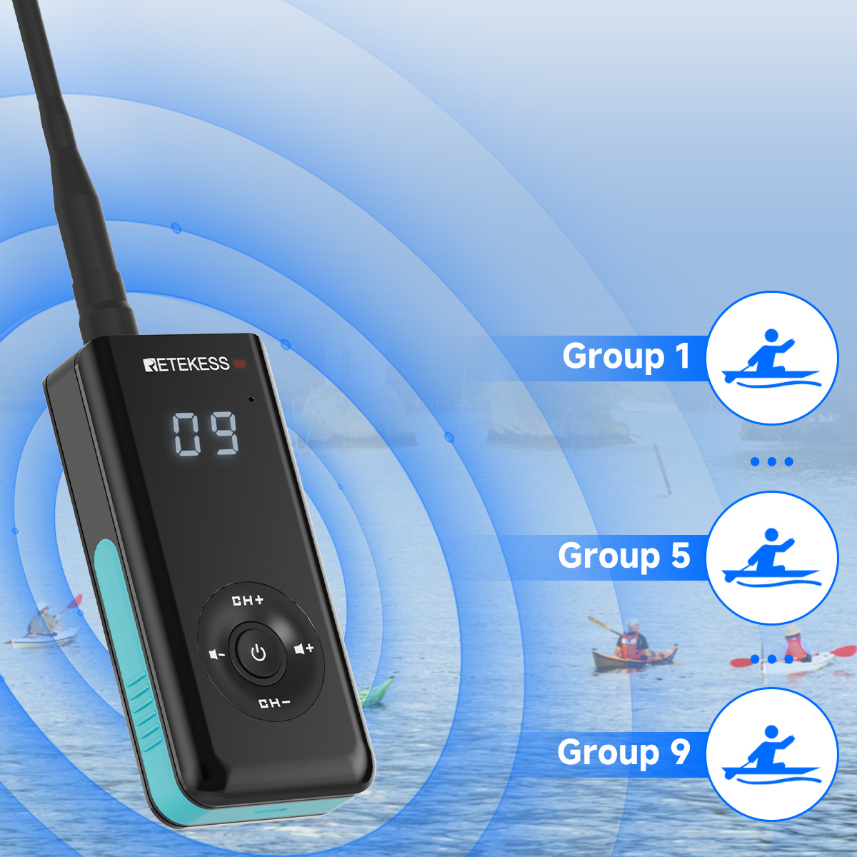 Retekess TT120 Bone Conduction Communications Systems for Swimming ...