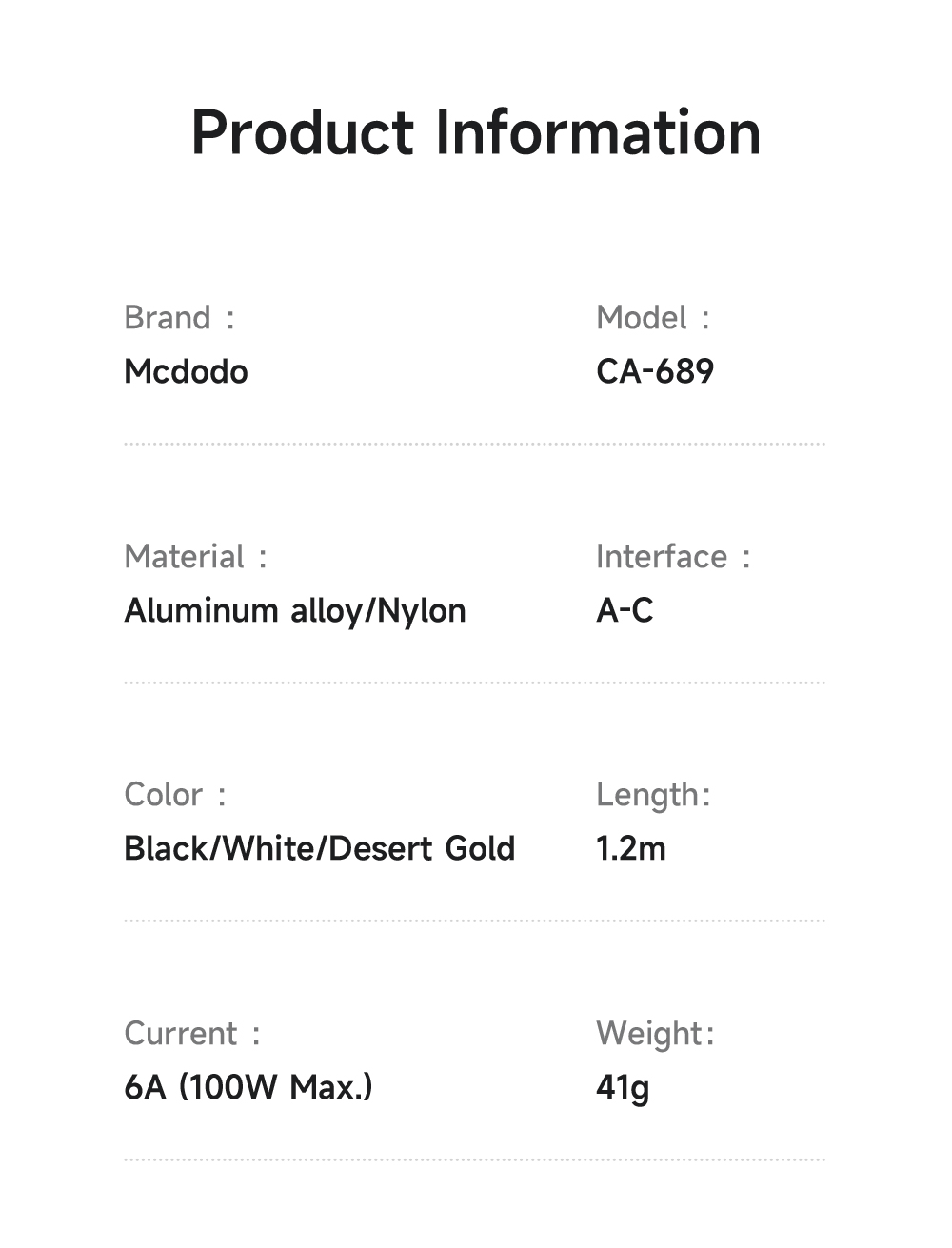MCcdodo Lightnin Charger Cable Nylon Braided Fast Charger Cable ...
