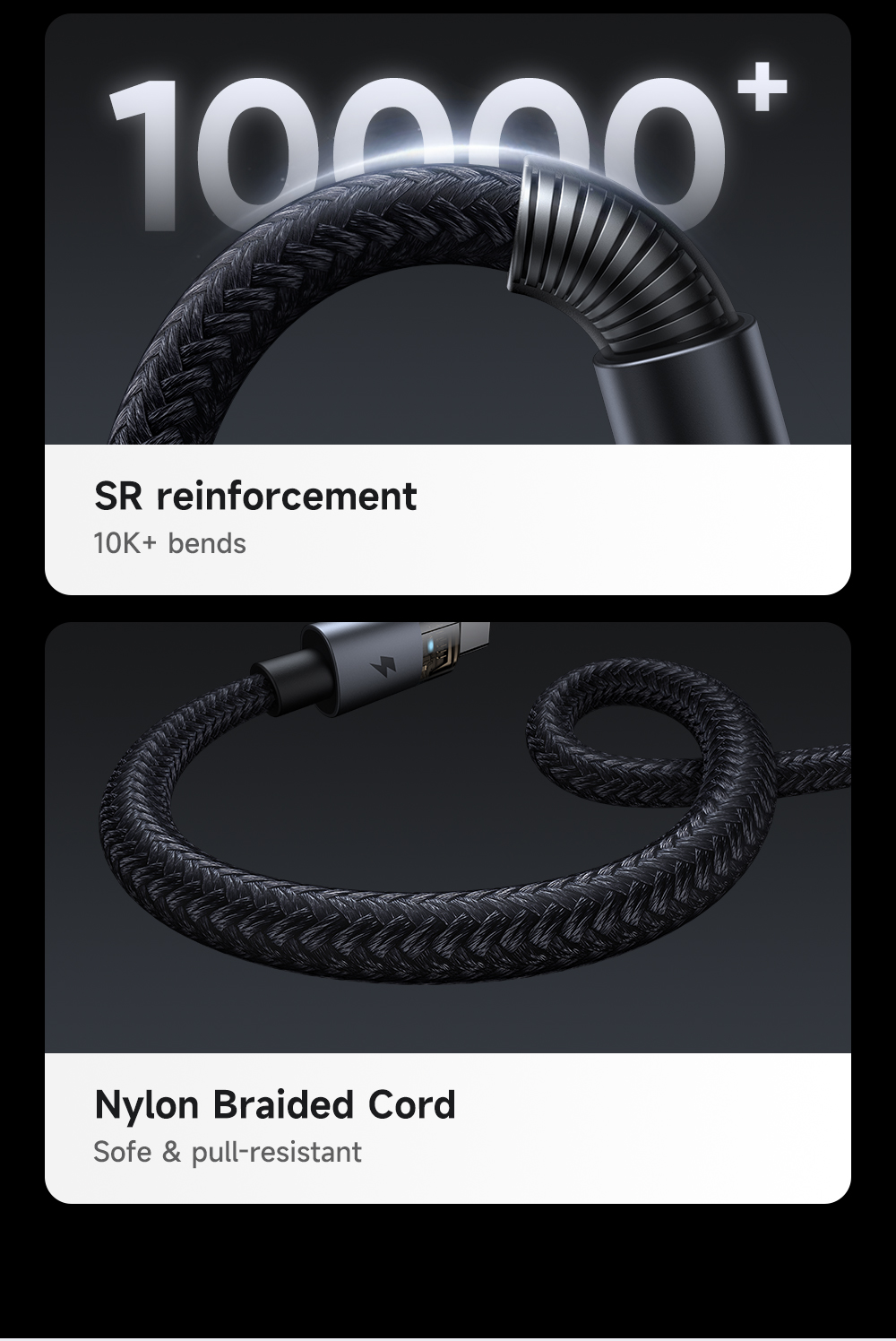 MCcdodo Lightnin Charger Cable Nylon Braided Fast Charger Cable ...