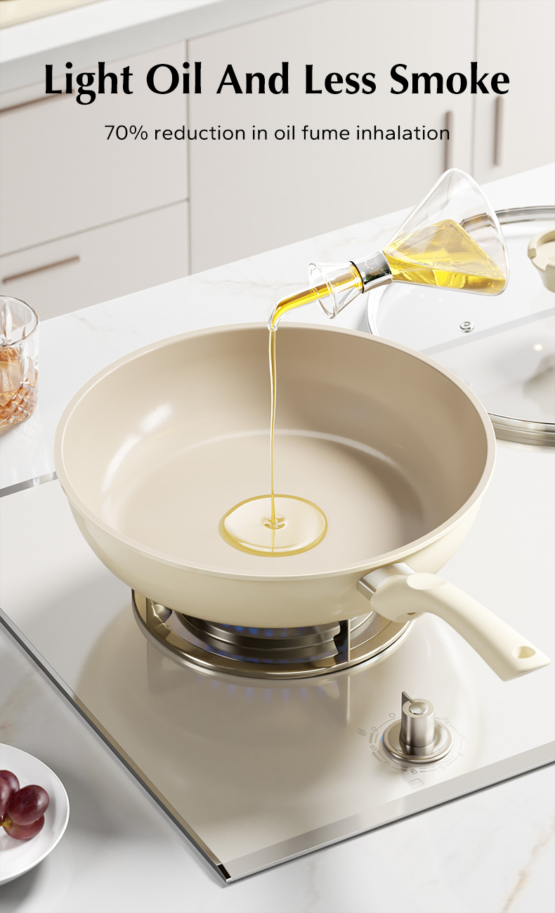 Redchef Sea Series Nonstick Ceramic Rock 28cm Deep Stir-Fry Pan Wok ...