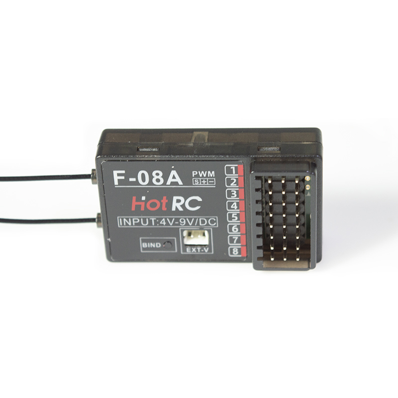 HOTRC CT-8A 8CH 2.4G Transmitter Remote Control Radio System F-08A F ...