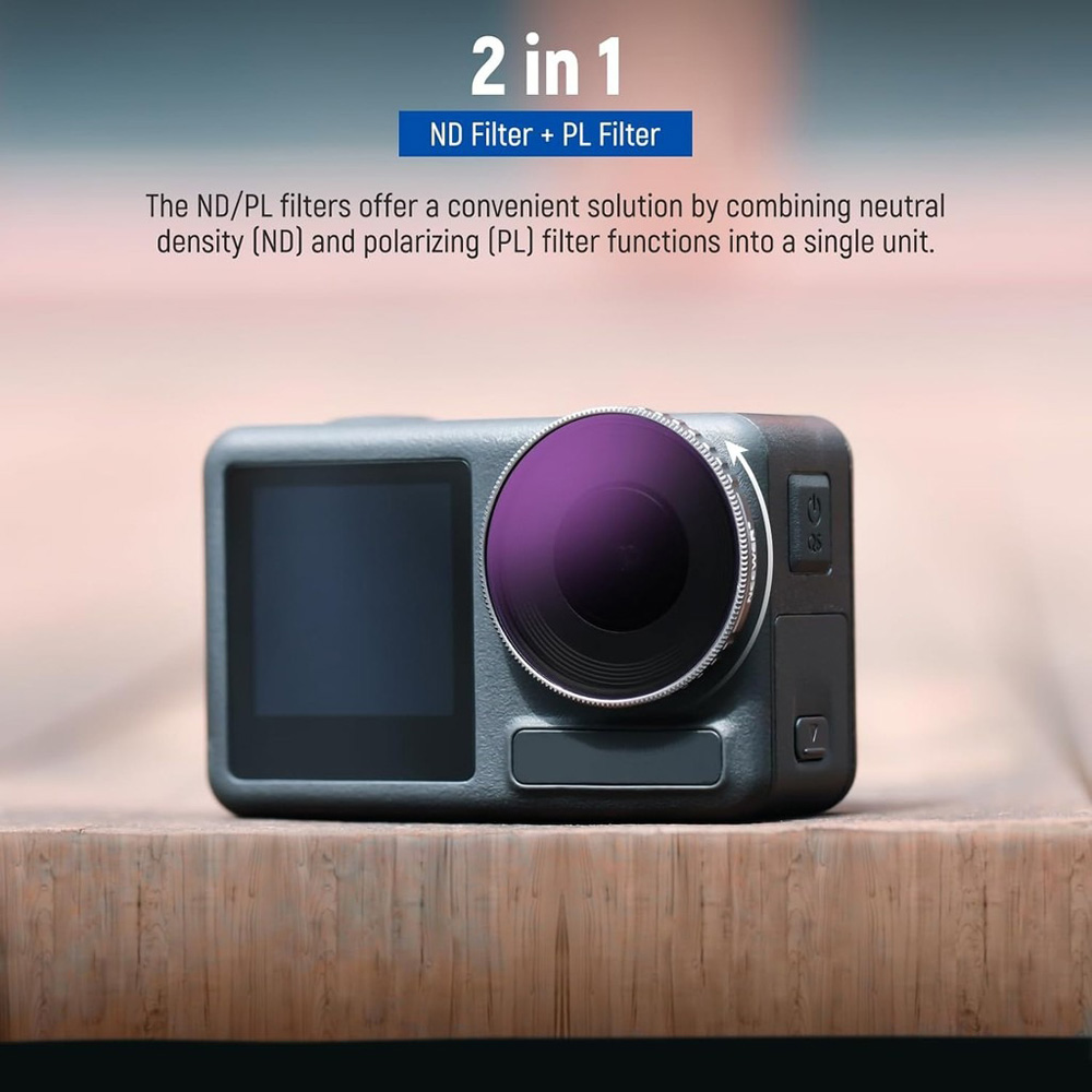 Black Mist Filter MINGVEN ND Filters Set For DJI Osmo Action Pro