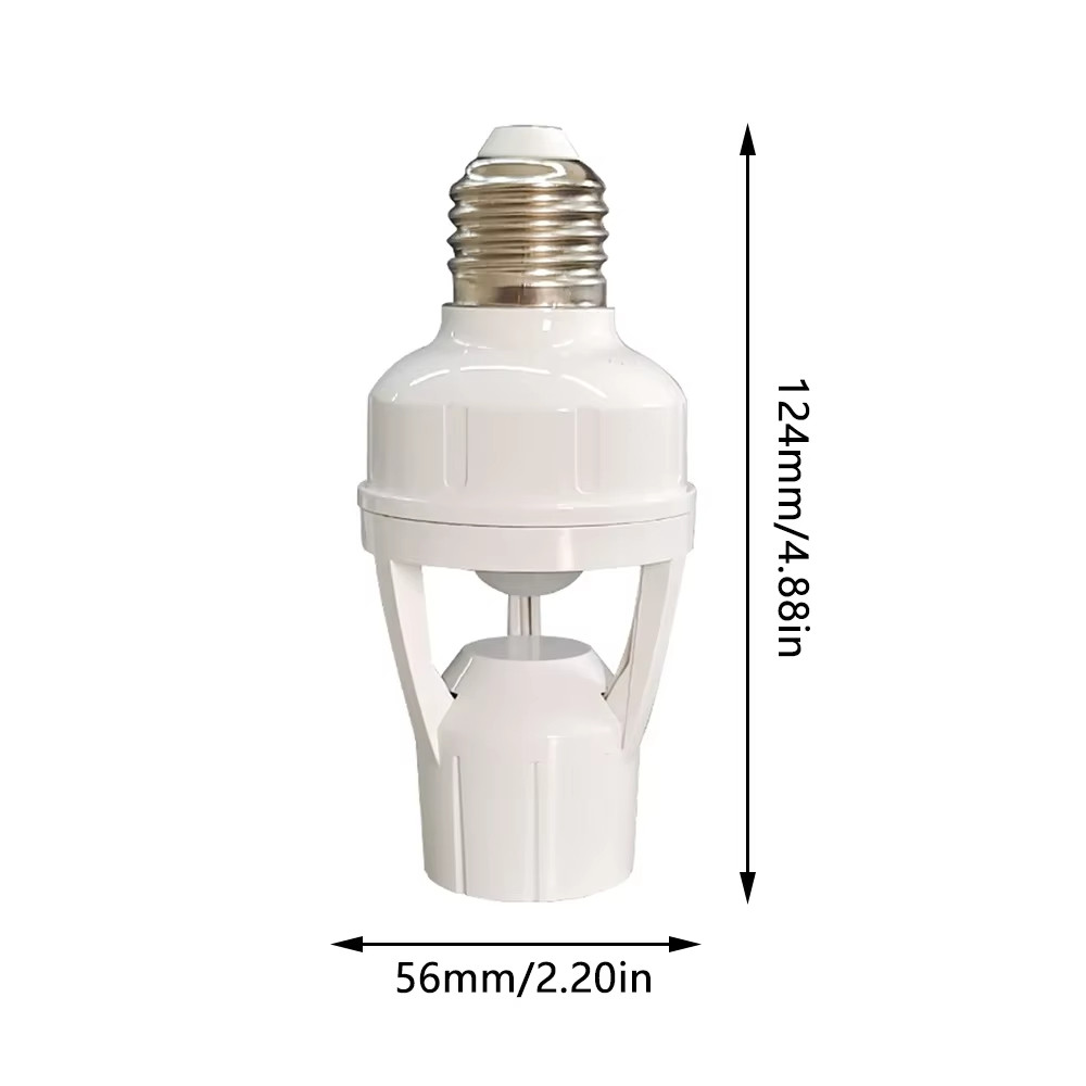 [Local Shipment] 2PCS 360 Degree PIR Sensor Lamp Head Adapter Light ...