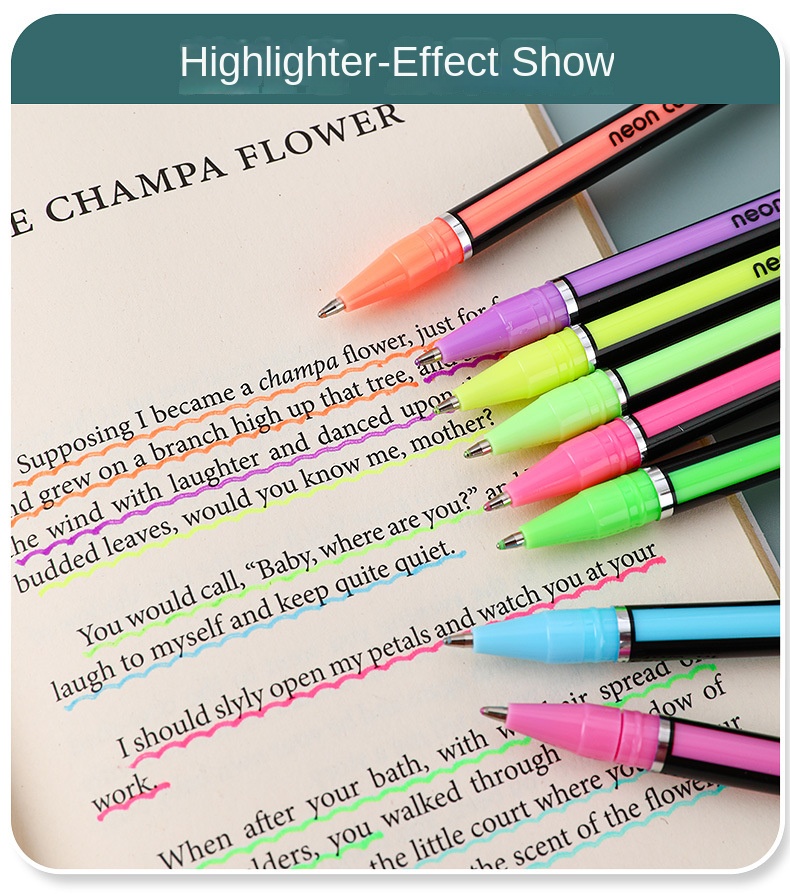 24-Color Flash Gel Pen Color Children's Pens With Luminous Stars To ...