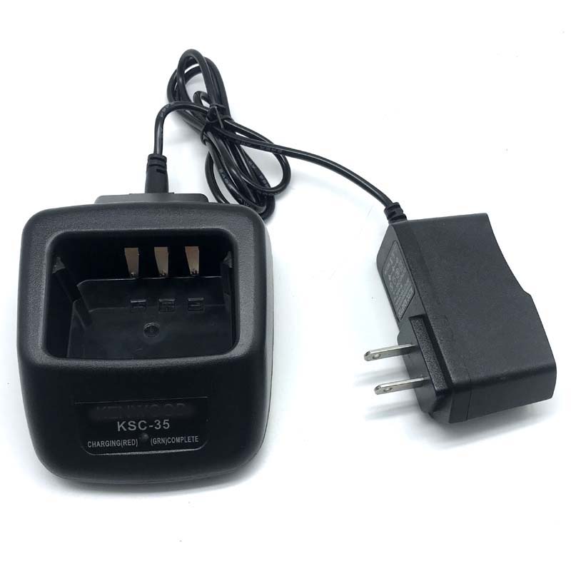 Chargeur KSC-35S Pour Batteries Li-Ion Kenwood - Compatible Avec Radios TK-2200L, TK-2300VP, TK-3200L, TK-3400 Etc.