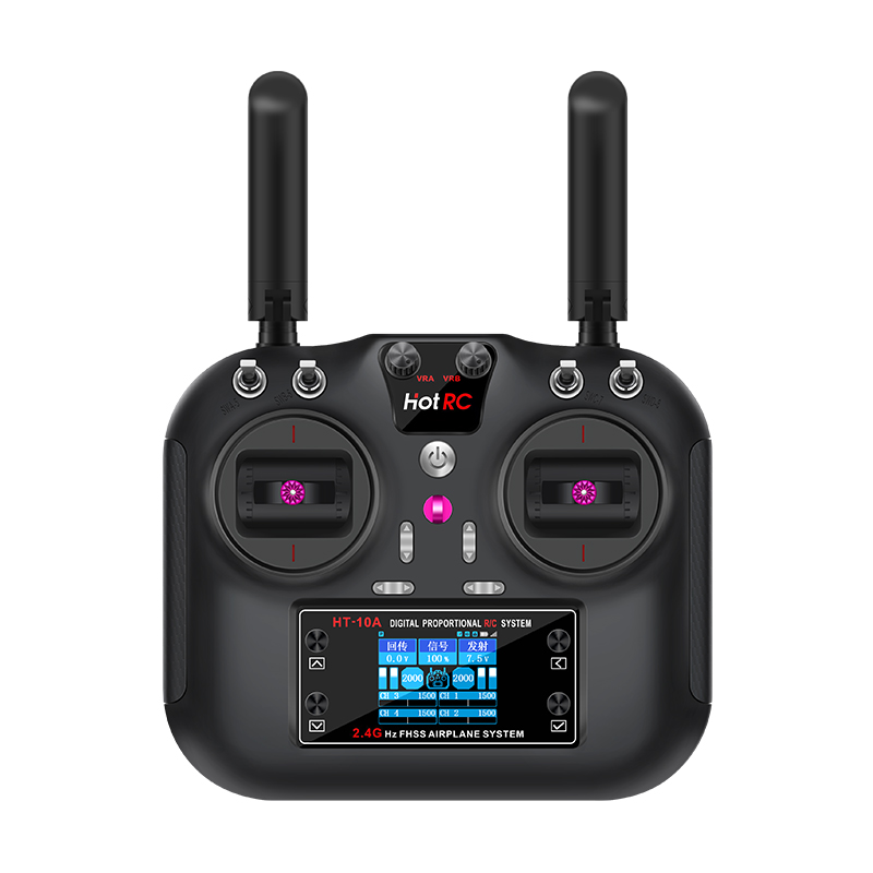 HOTRC HOT RC HT-10A HT10A Mode 2 Left Hand Throttle 2.4Ghz 10CH Remote ...