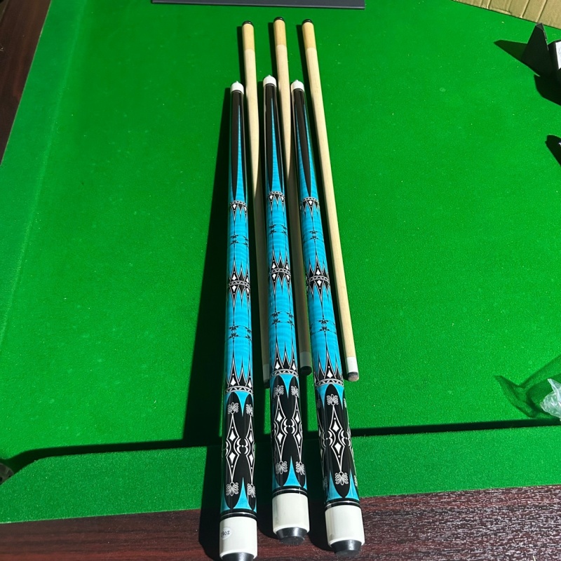 13mm Billiard Cue Stick 1/2 Spilt 147cm Birch Wood Snooker Billiards ...