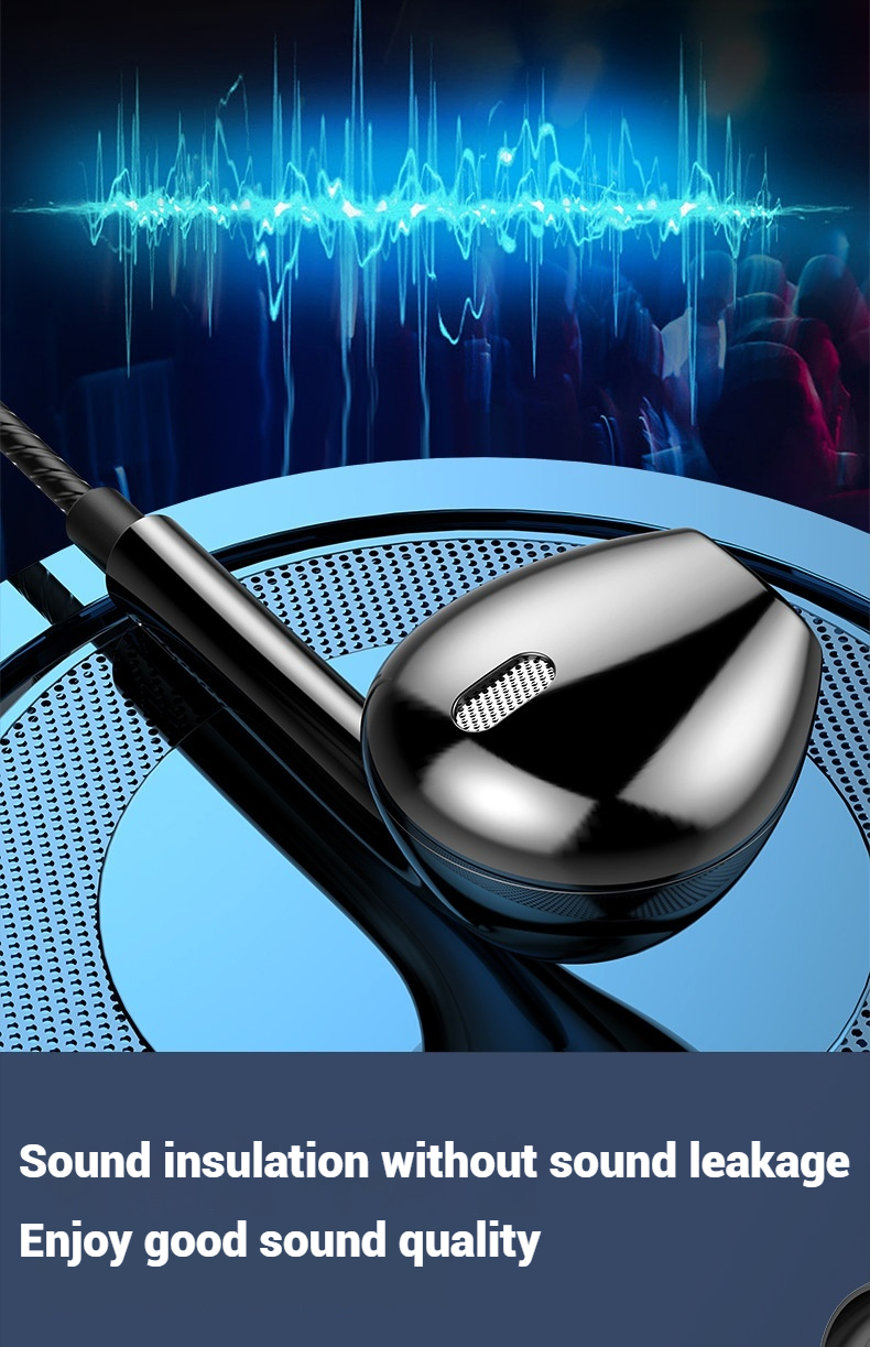 Newmsnr Original earphone with Microphone headset Noise ...