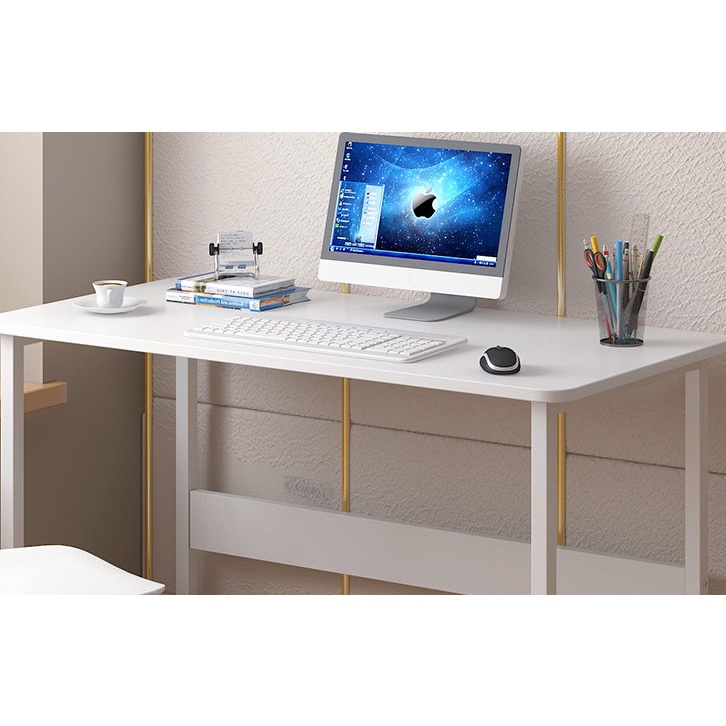 High quality office table modern minimalist computer desk solid wood ...
