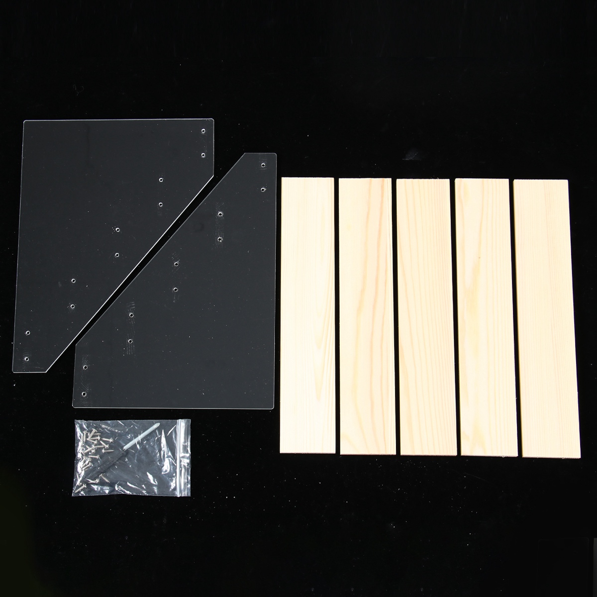 2/3/4/5Tier Wooden Ladder Acrylic Display Rack Cosmetic Perfume ...