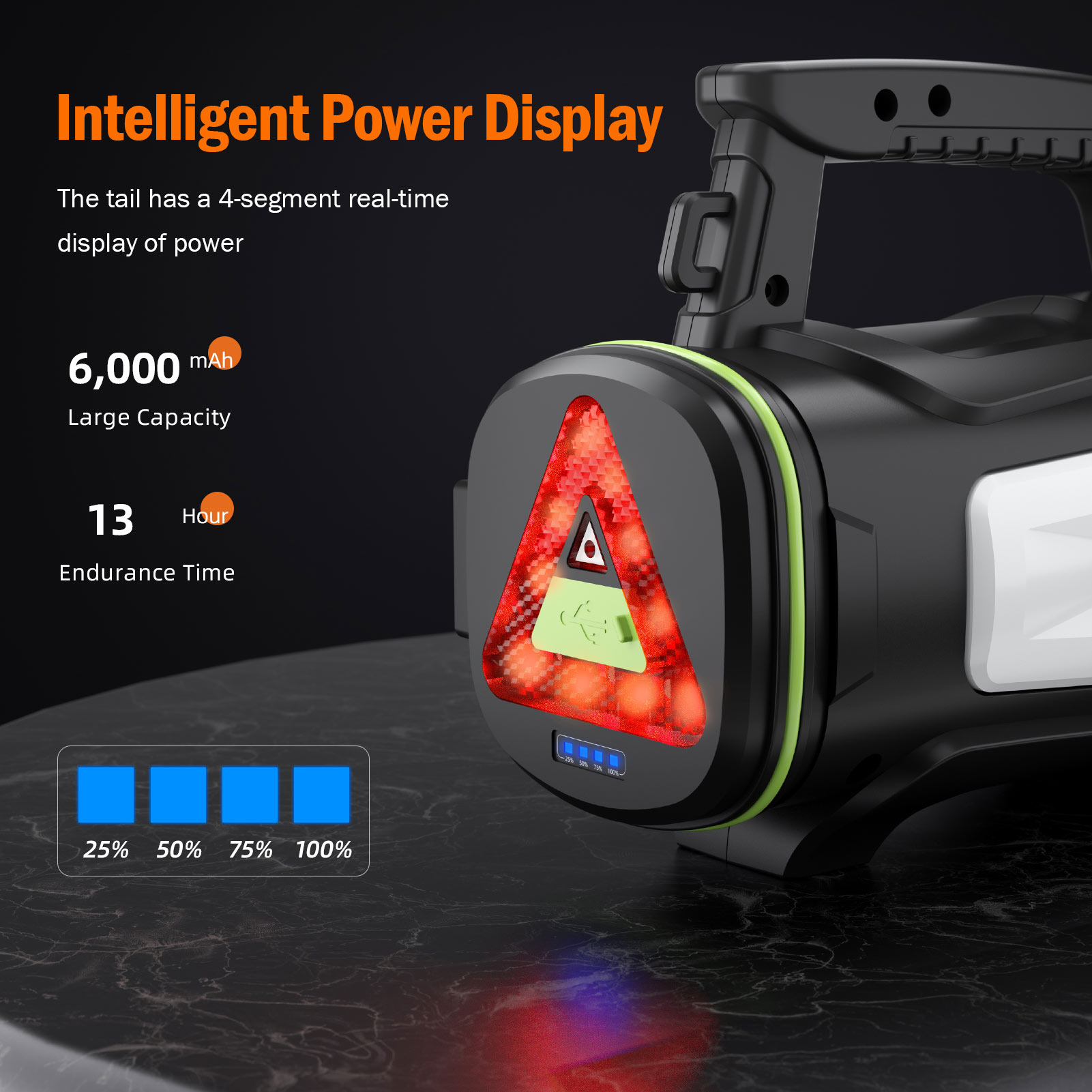 SUPERFIRE M15 5W Rechargeable LED Flashlight Multifunctional Waterproof ...
