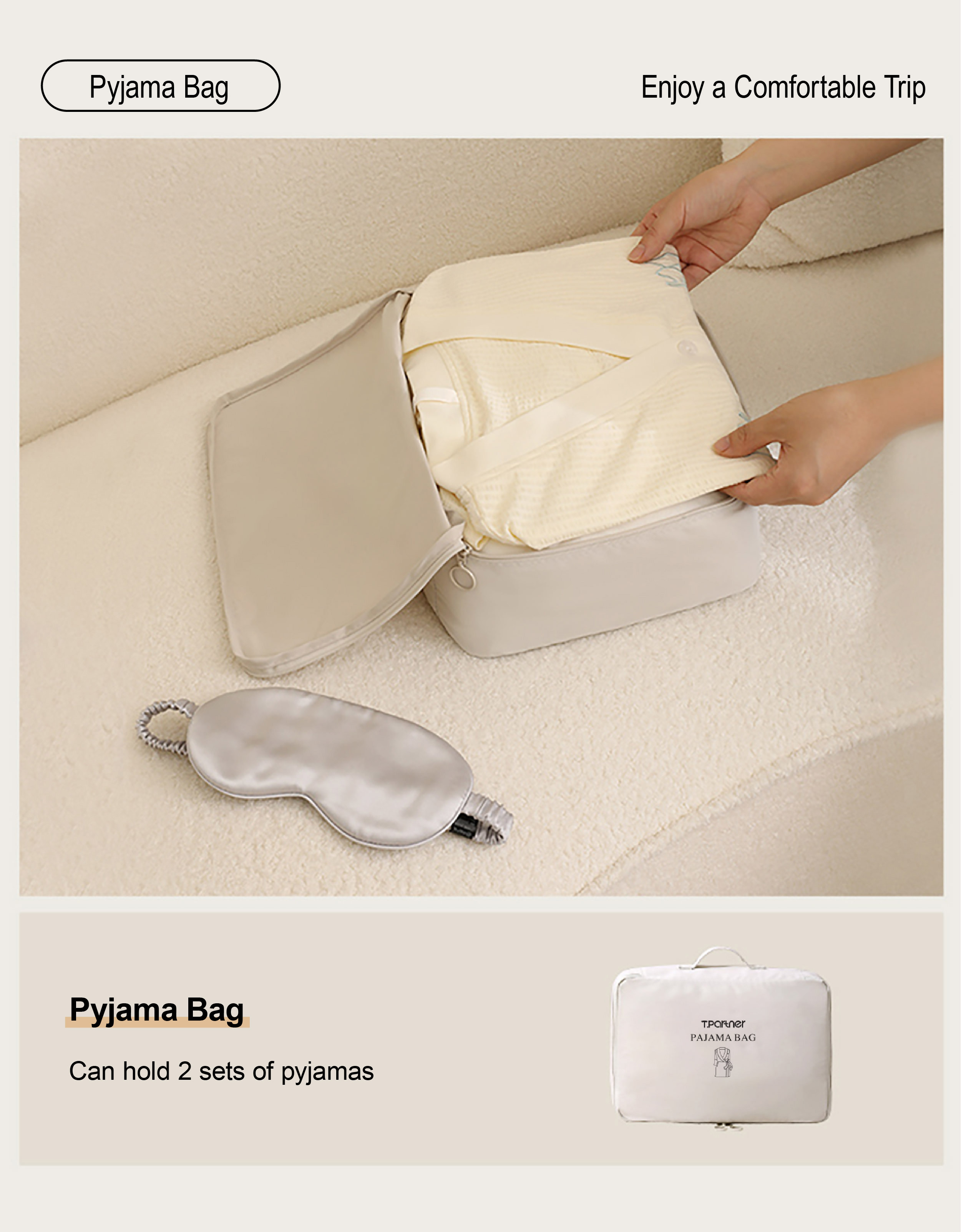 T.Partner Travel Storage Set Luggage Maleta Packing Organizer Storage ...