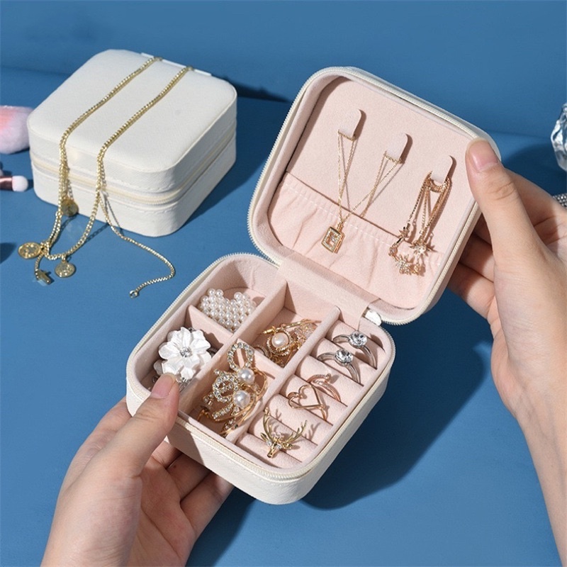 Jewelry Box Earrings Storage Box High End Luxury Storage Rings Jewelry ...
