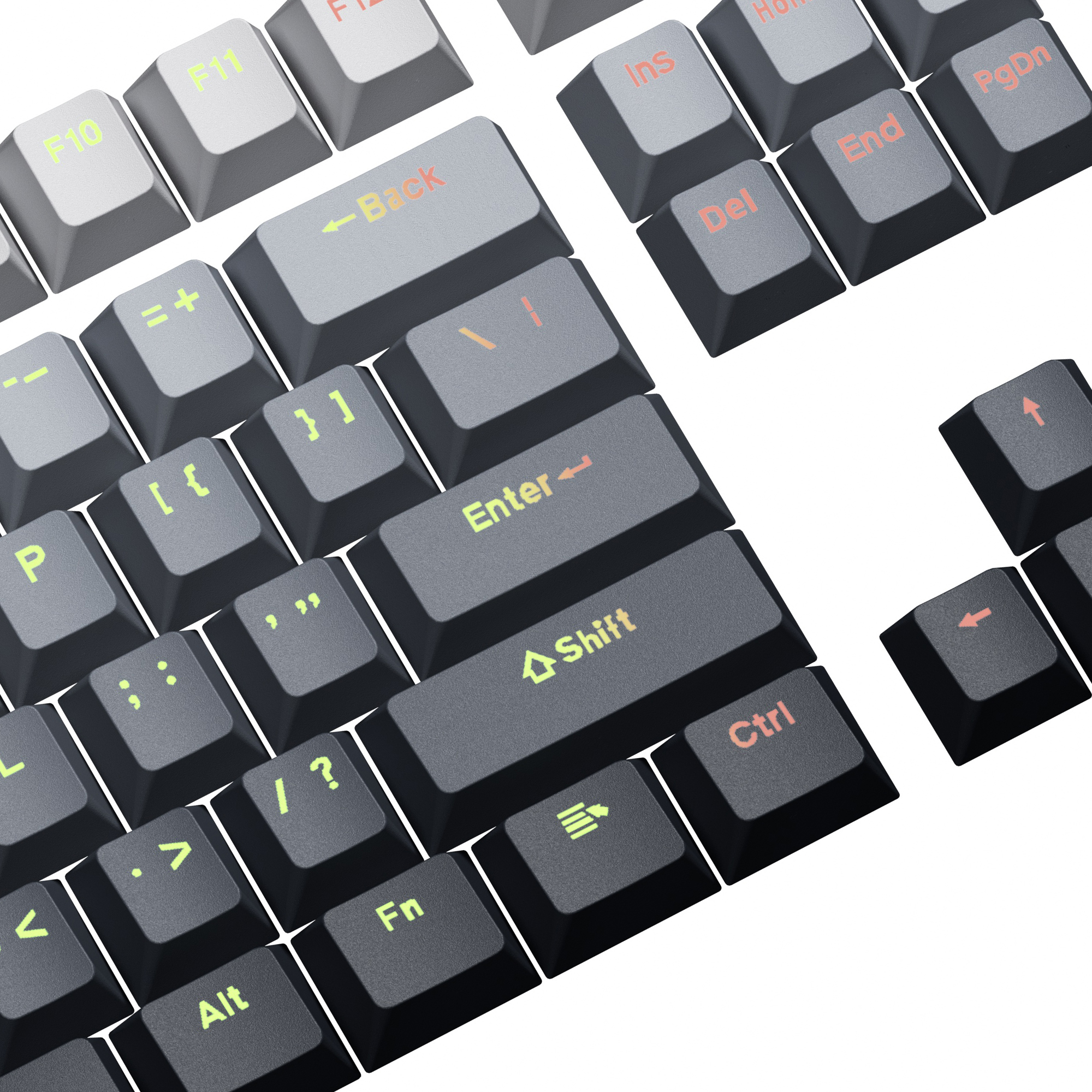 PWNAGE PBT Tastenkappen Set - Double Shot Keycaps Für Mechanische Tastaturen