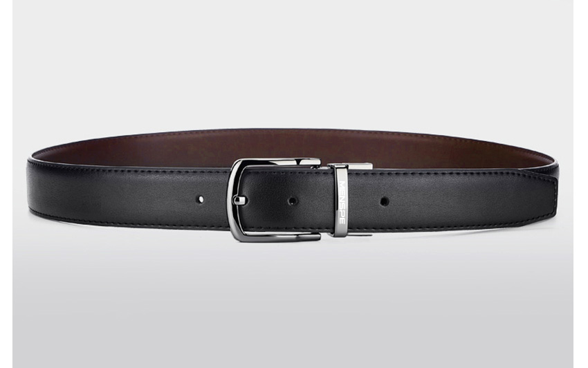 MENSPE Men Belt Outdoor Simple Belt Pin Buckle Belt Rotating Buckle ...