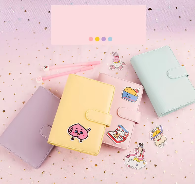 Cute Diary Notebook A6 Binder Journal DIY Agenda Planner Organizer Note ...