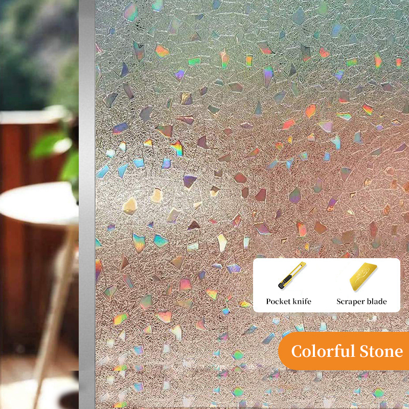 Window Frosted Glass Sticker – Static Film for Bathroom, Shading & Anti ...