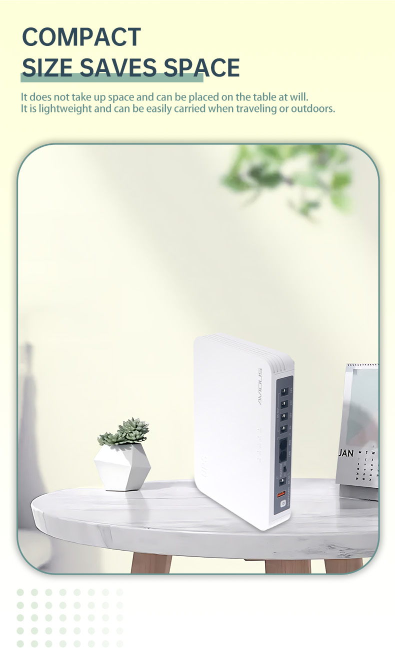 【One Stop】V380 PRO Mini UPS Power Supply for CCTV Camera & WIFI Routers ...