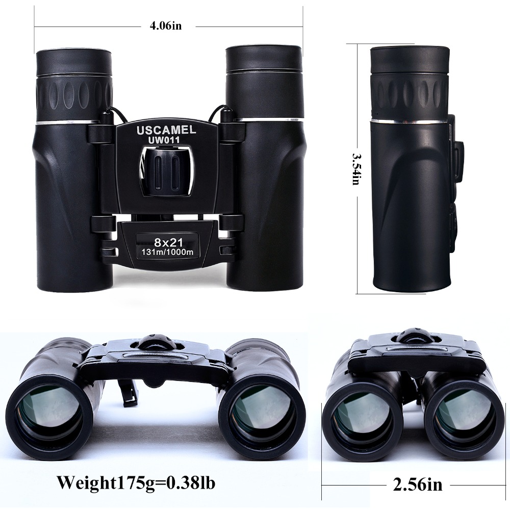 USCAMEL HD 8x21 Binoculars Telescope Outdoor Mountaineering Concert ...