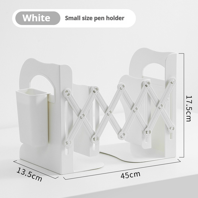 From PH Adjustable Bookshelf Book Organizer Rack Support Stand Pen ...