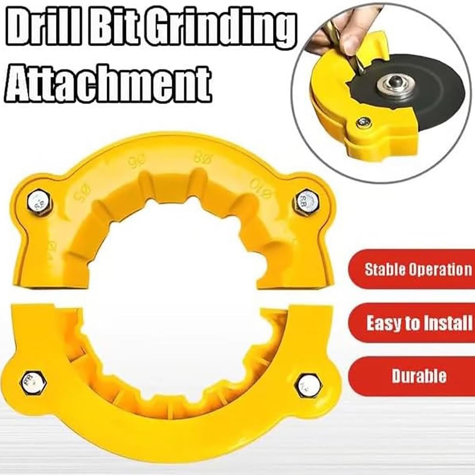 2025 New Drill Bit Grinding Attachment Drill Bit Sharpener Precision ...