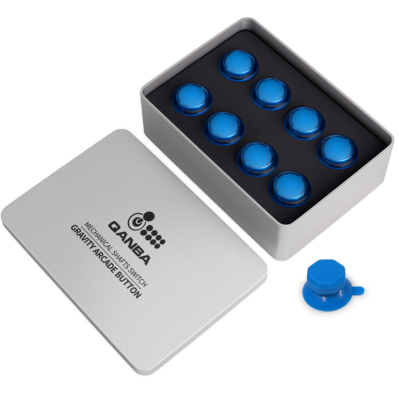 Qanba Gravity KT Arcade buttons Mute snap-in button Multiple trigger ...