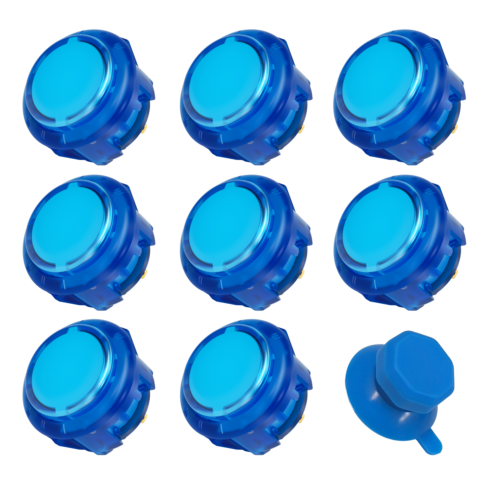 Qanba Gravity KT Arcade buttons Mute snap-in button Multiple trigger ...
