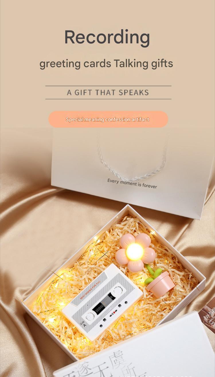 Confession Gift Box with Recording Phonograph Tape Birthday Girl ...