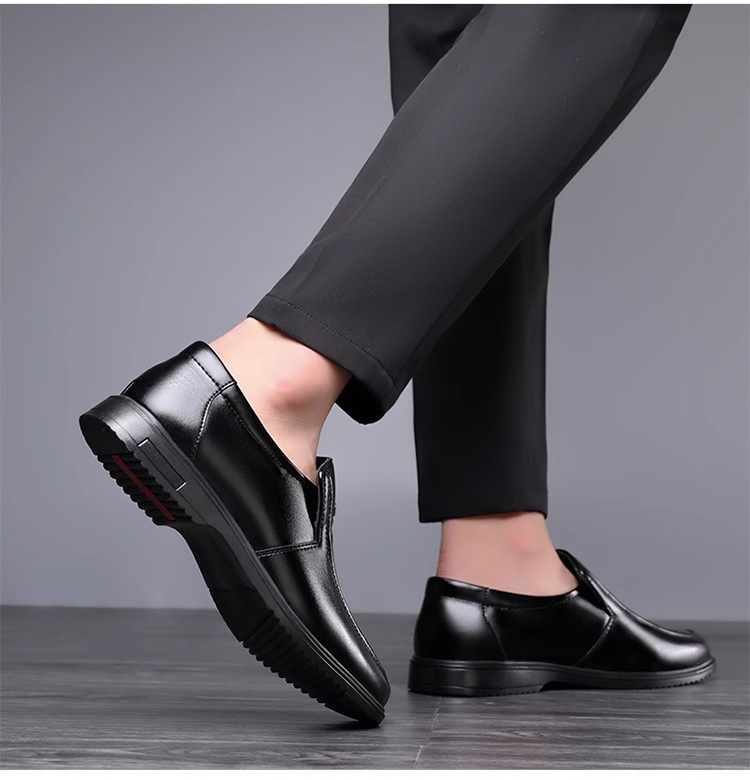 Men's casual soft leather shoes men's leather shoes men's business ...