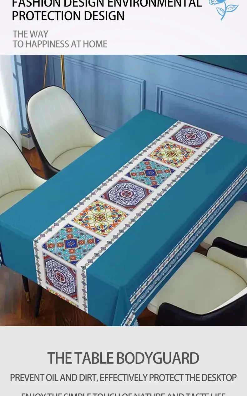 4/6/8/10/12seater Table Cloth Table Mantle Waterproof Cover Outdoor ...