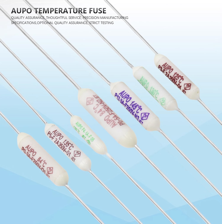 5pcs Temperature Fuse JET RF AUPO 1A 2A 3A 5A 250V 84/102/115/125/130 ...