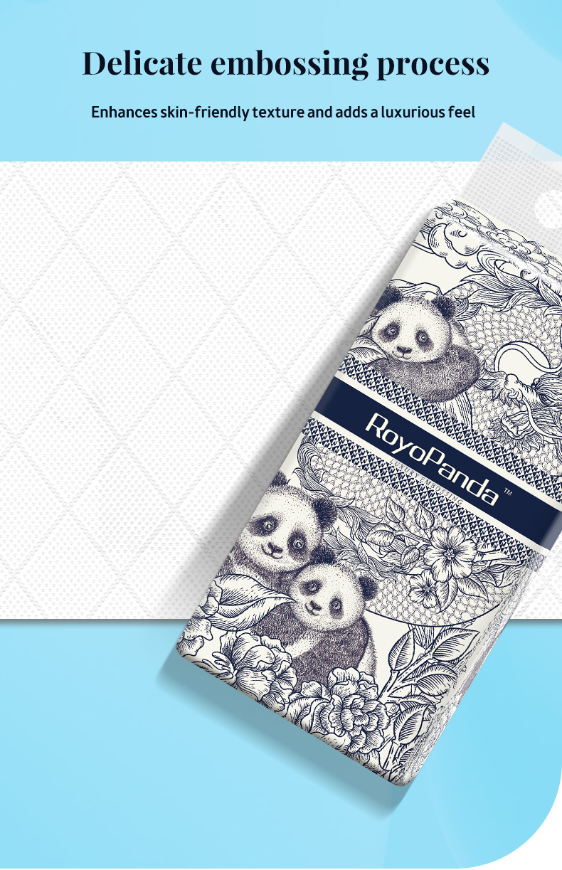 【1/5/Packs】RoyoPanda Tissue Hanging Tissue 140*170mm Soft Deluxe Tissue ...