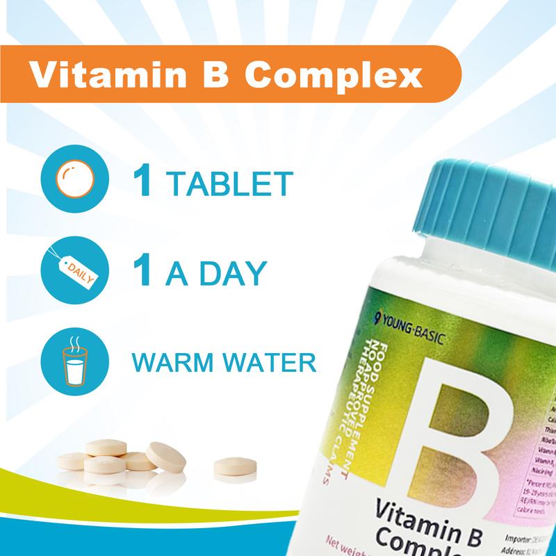 999 Vitamin B Complex Multiple Vitamins B1 B2 B6 B12 100s | Shopee ...
