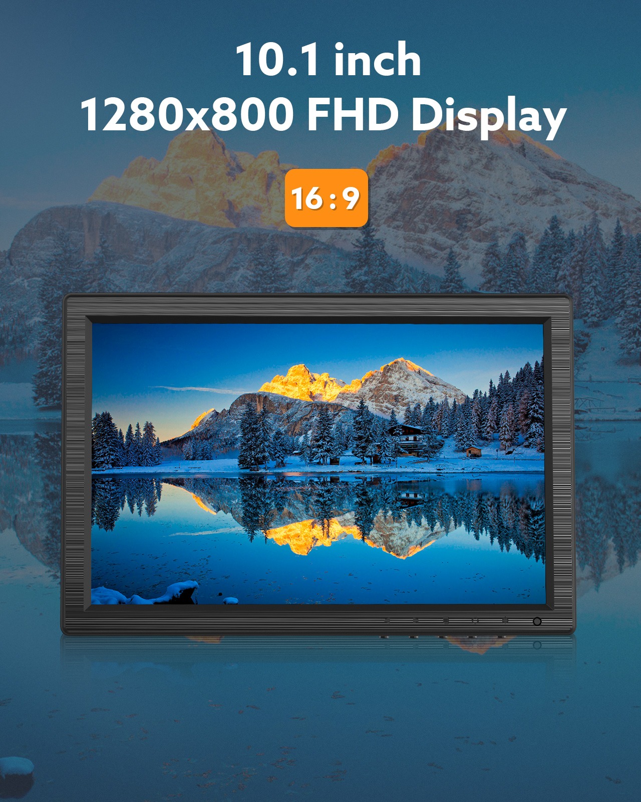 Eyoyo 10.1 inch Small HDMI Monitor, 1280x800 Resolution Small 1080P ...