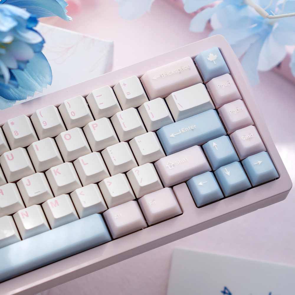Sea Salt Soda Water Keycaps 164Keys/Set PBT+ABS Cherry Profile Custom ...