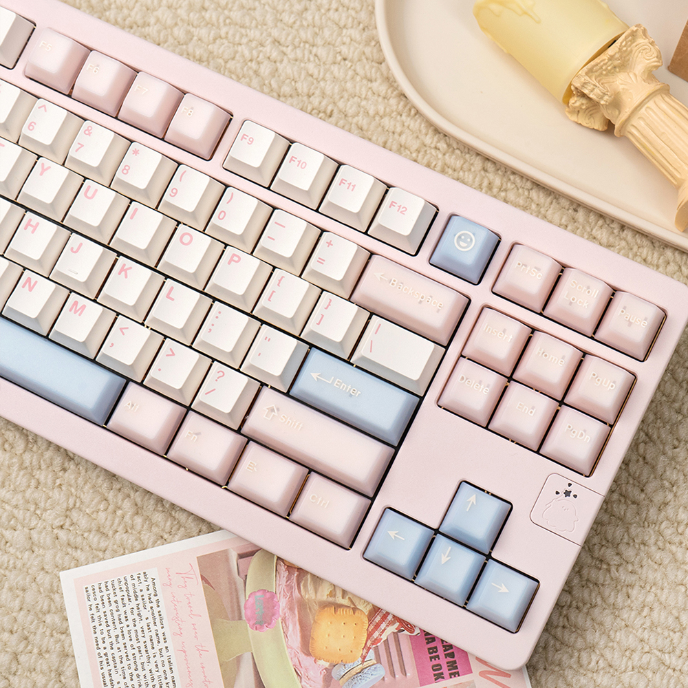 Sea Salt Soda Water Keycaps 164Keys/Set PBT+ABS Cherry Profile Custom ...