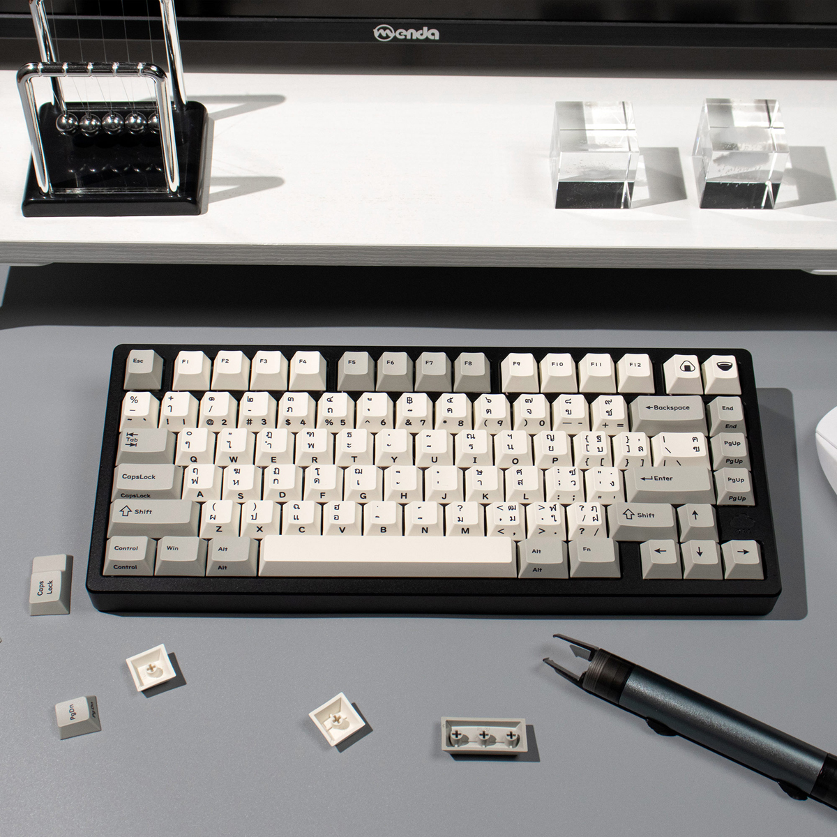 Alice Retro Style Keycaps 144Keys/Set PBT Thai Language/Korean/Taiwan ...