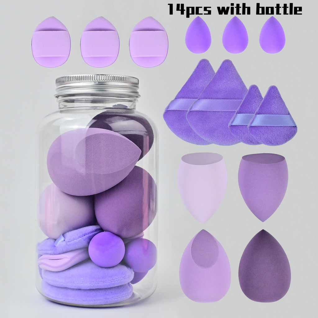 14pcs Set of Powder Puff Makeup Egg Sponge Air Cushion Makeup Super ...