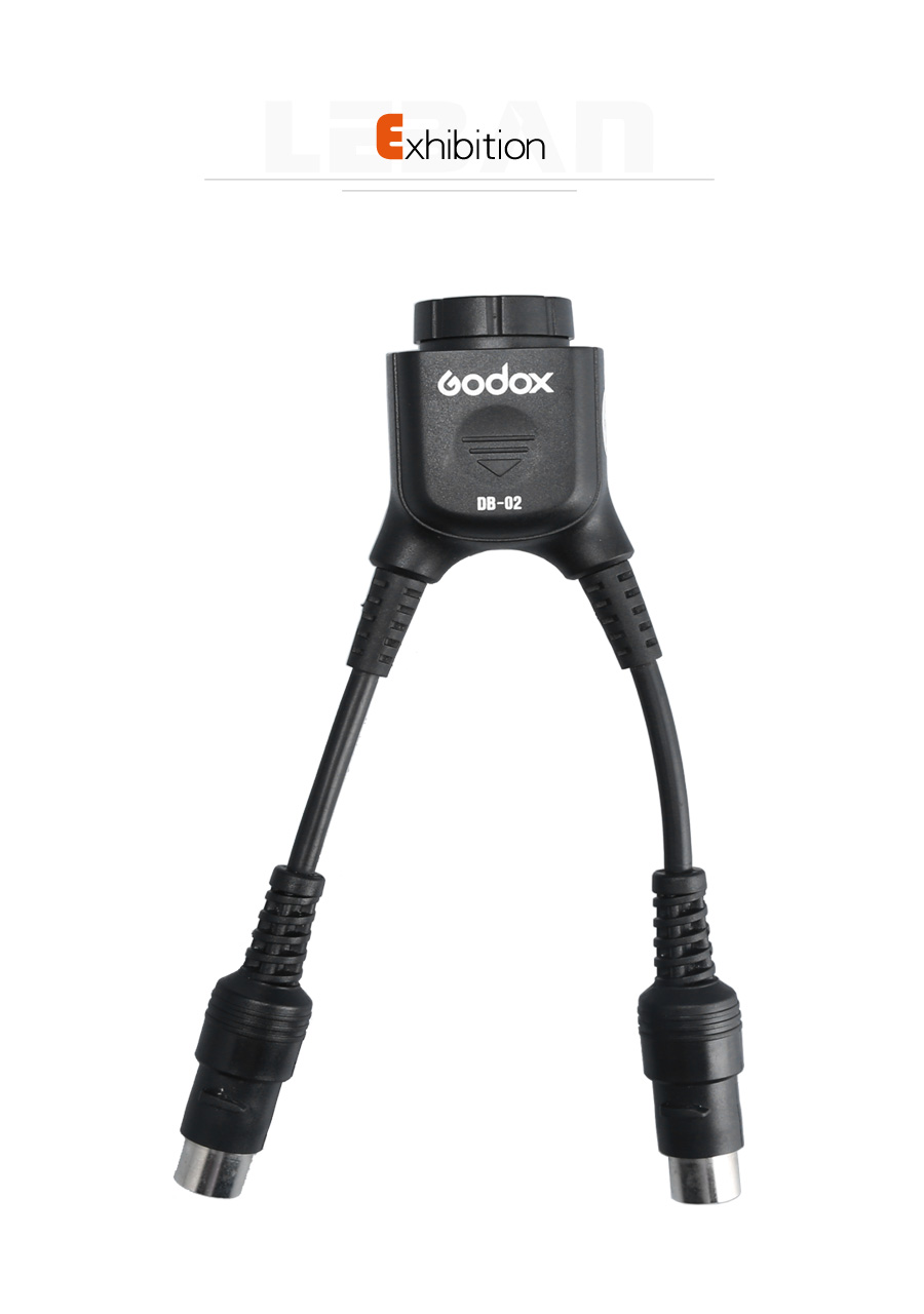 Godox DB-02 Cable Y adapter 2 to 1 For PROPAC Power Pack PB960 AD360 ...