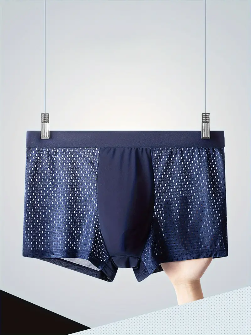 Icker Sea Mesh Contrast Boxer Brief Underwear Mango COI-22-04