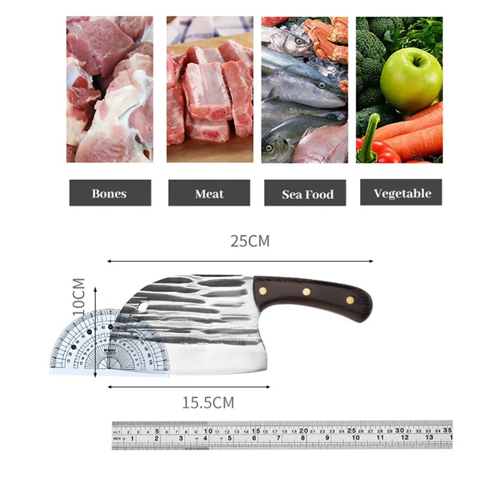 Knife Japan kitchen Knife cooking knives Stainless Handle high Carbon Steel Knife Chef Forged ...