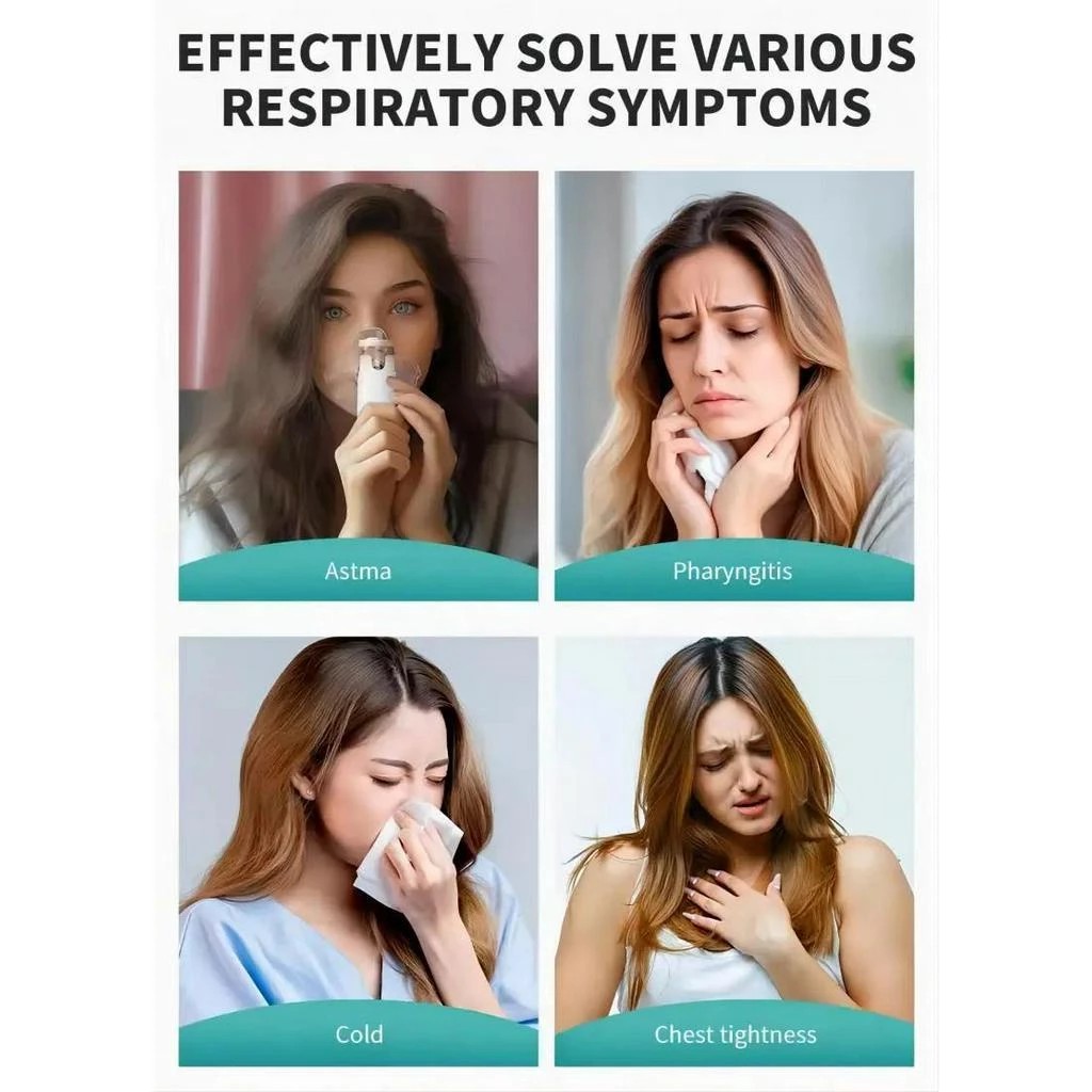 Portable Nebulizer Silent Handheld Rechargeable Nebulizer Inhaler For ...
