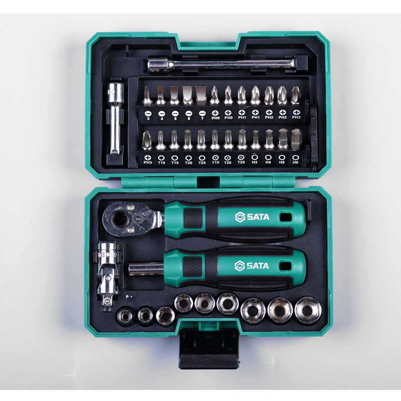 SATA 05498 38 Piece Ratchet Wrench And Screwdriver Comprehensive Set ...