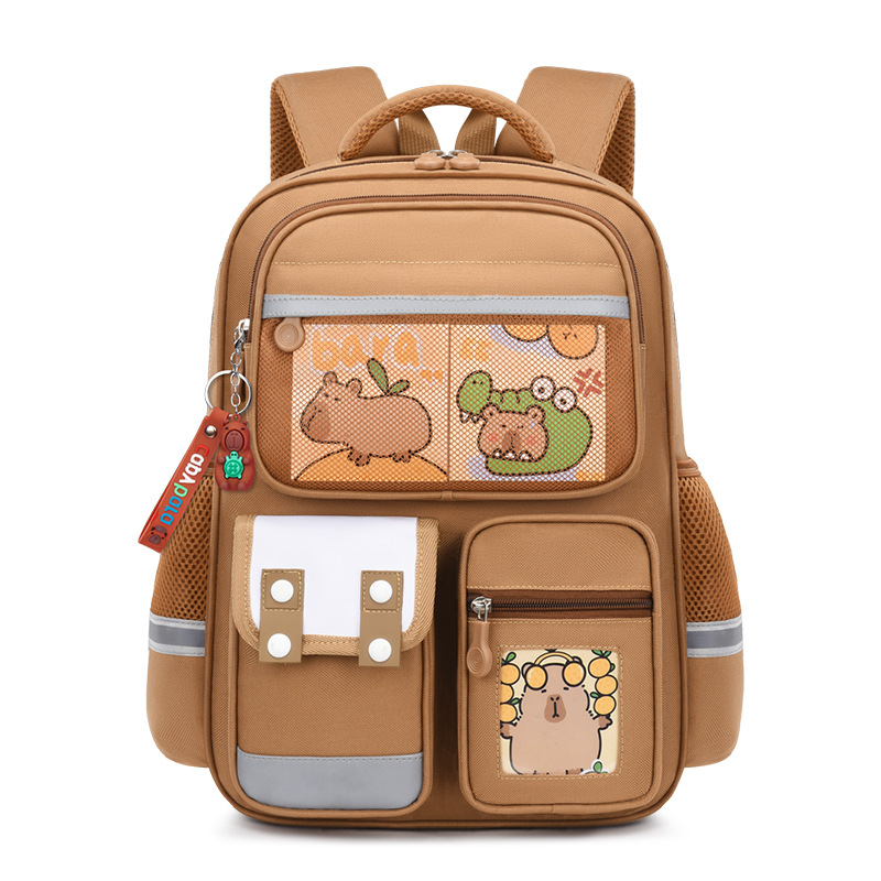 Cute Capybara Themed Lightweight Durable Backpack For Boys And Girls ...