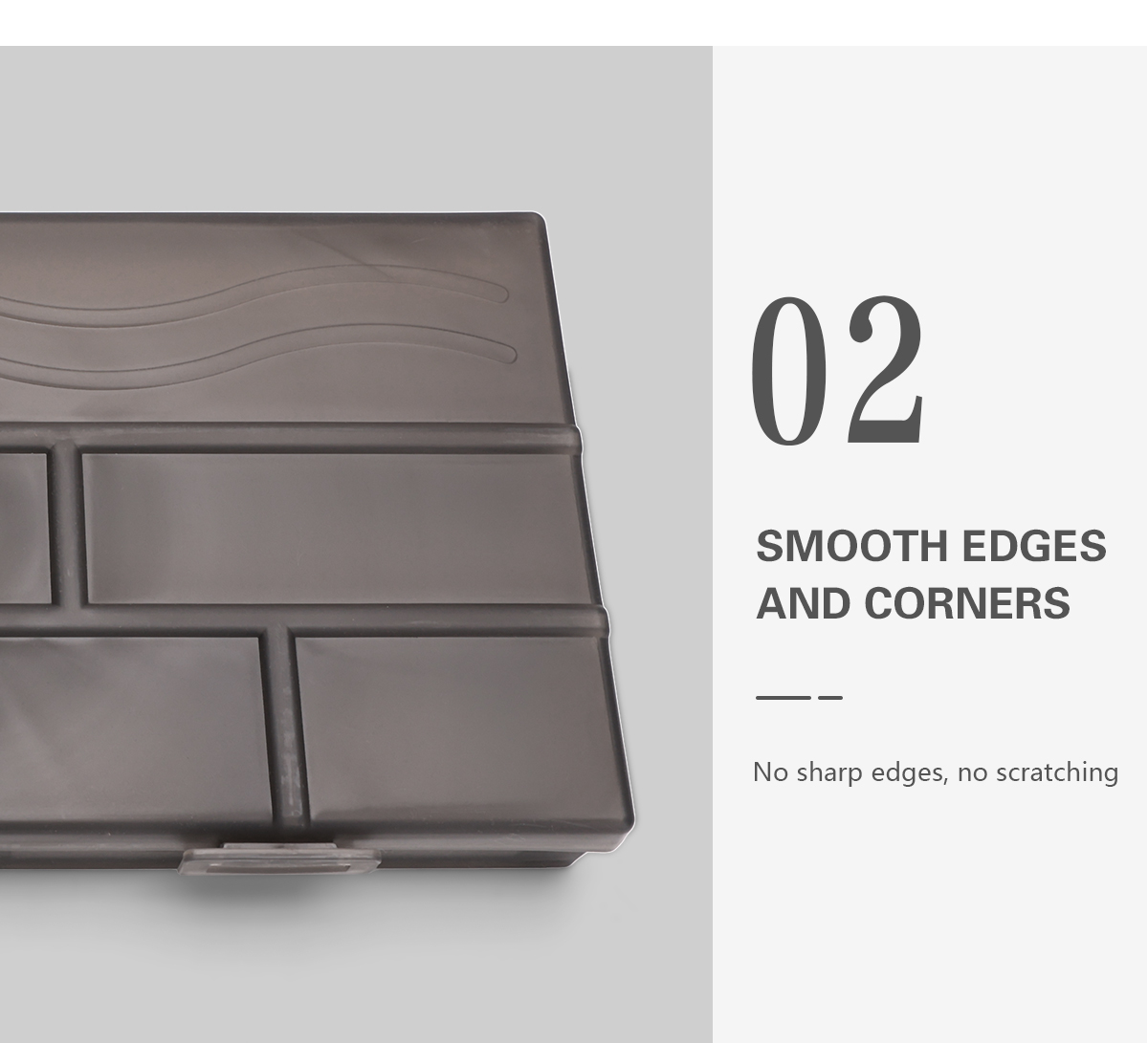 Hairdressing Tools Storage Box Multi Grid Compartment Organizer Comb ...