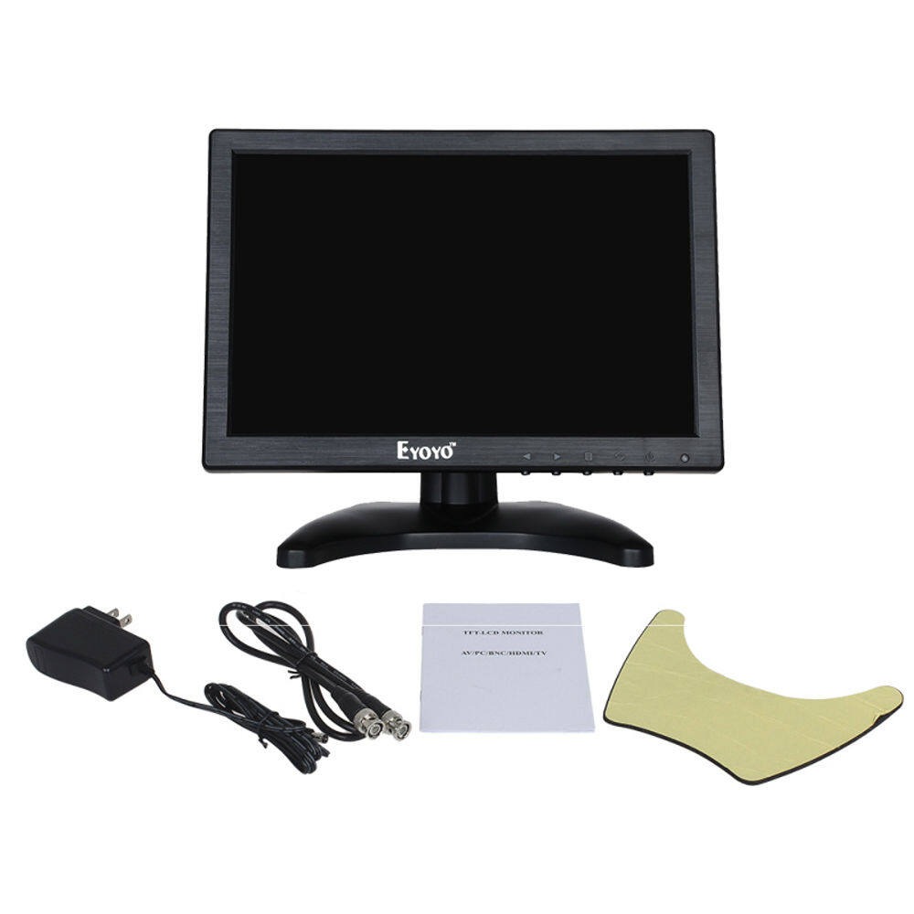Eyoyo 10 Inch IPS LCD Monitor, 1280x800 Portable PC Computer Monitor ...
