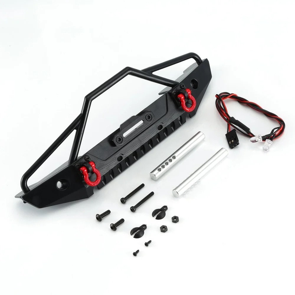 NEEBR5C AXIAL SCX10 TRX4 Front & Rear Bumper Kit Bull Bar For 1/10 RC ...