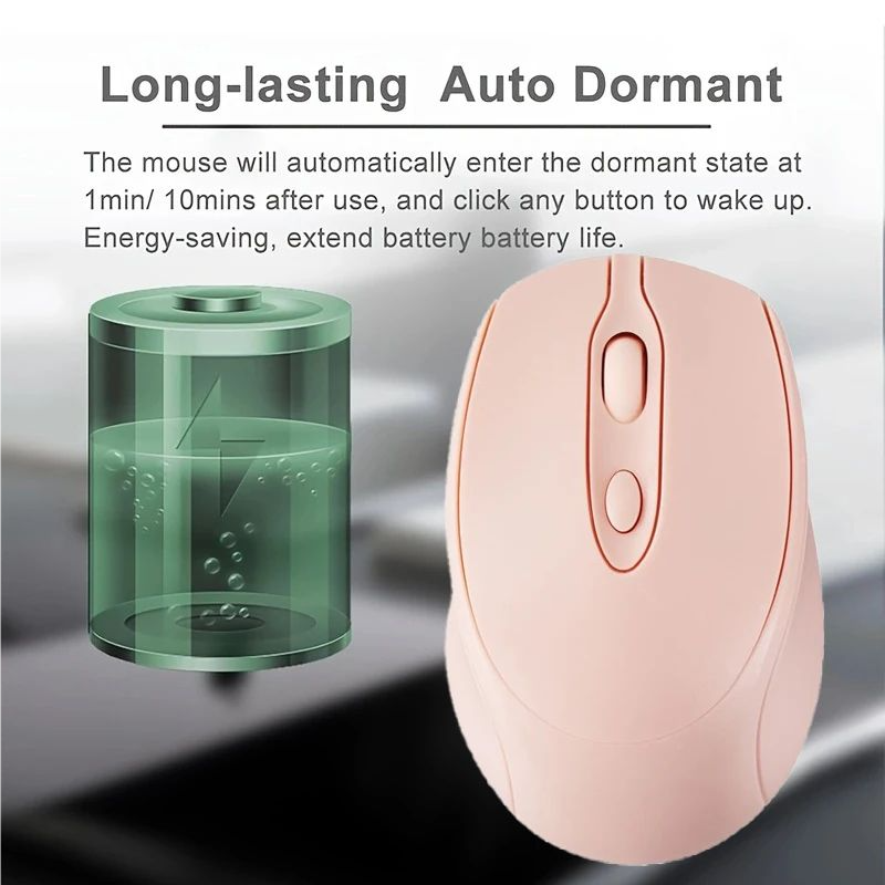 Bluetooth Mouse Wireless Dual-mode Rechargeable Silent Mouse for iPad ...