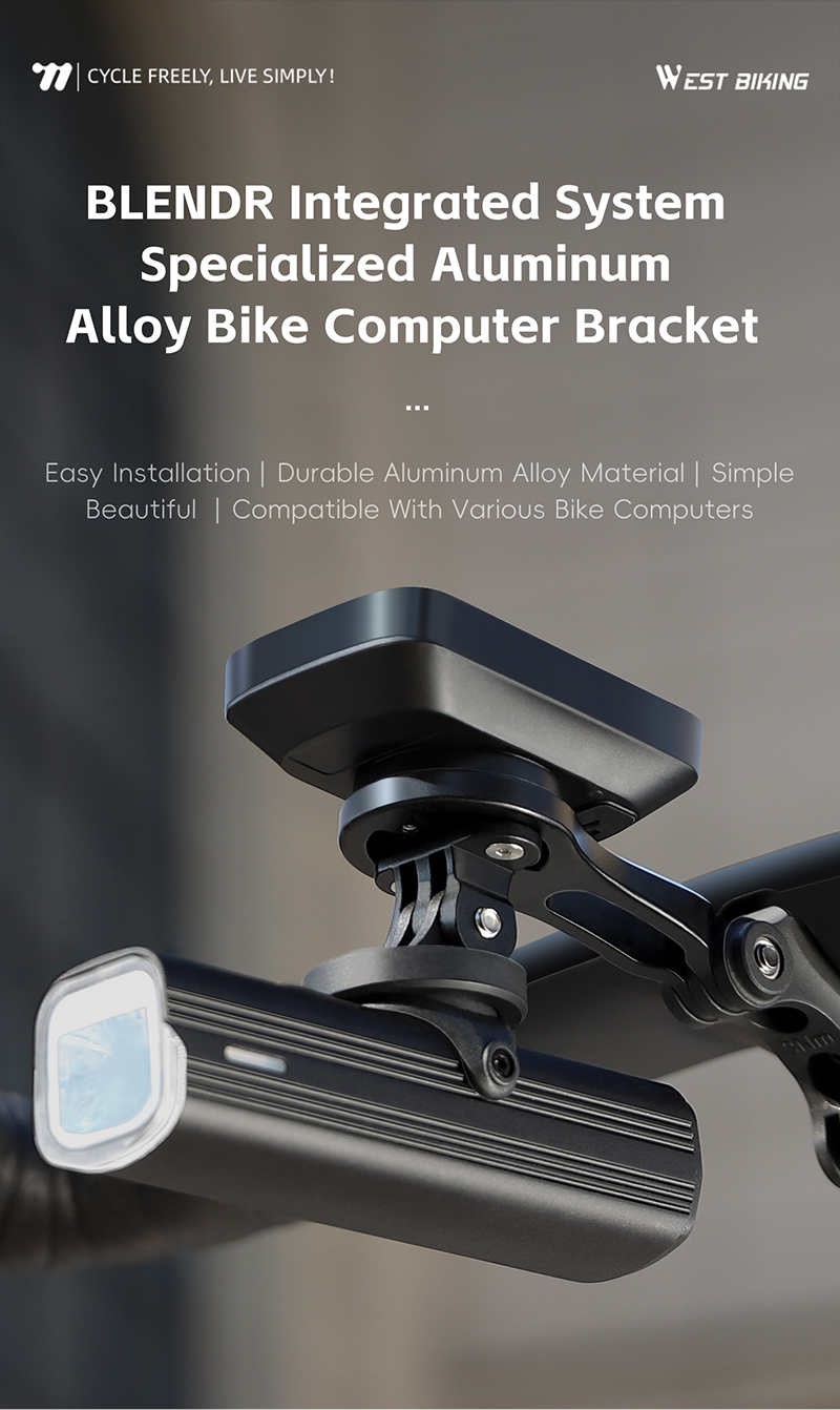 WEST BIKING Adjustable GPS Bike Computer Bracket Bike Speedometer ...